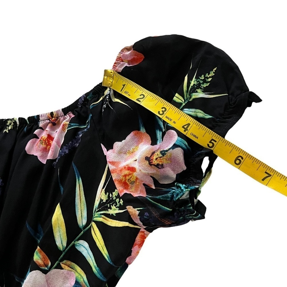 NWT TwentyFourSeven Floral Print Crop Top S tropical Hawaiian cropped floral - Picture 9 of 13